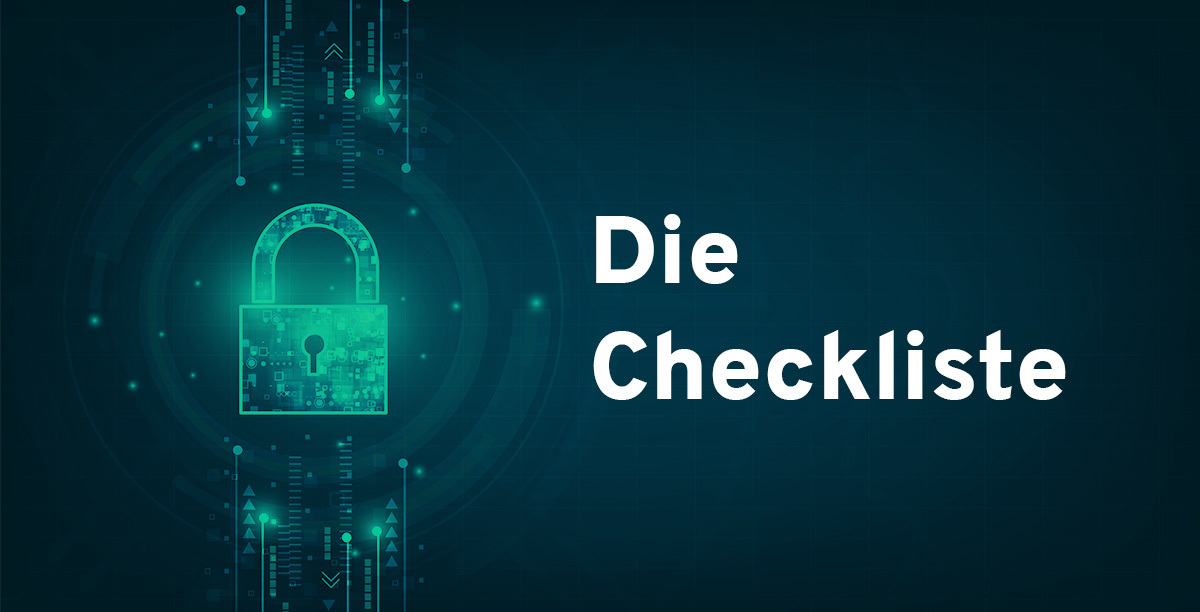 DSGVO Checkliste Datenschutz für Web und Softwareprojekte