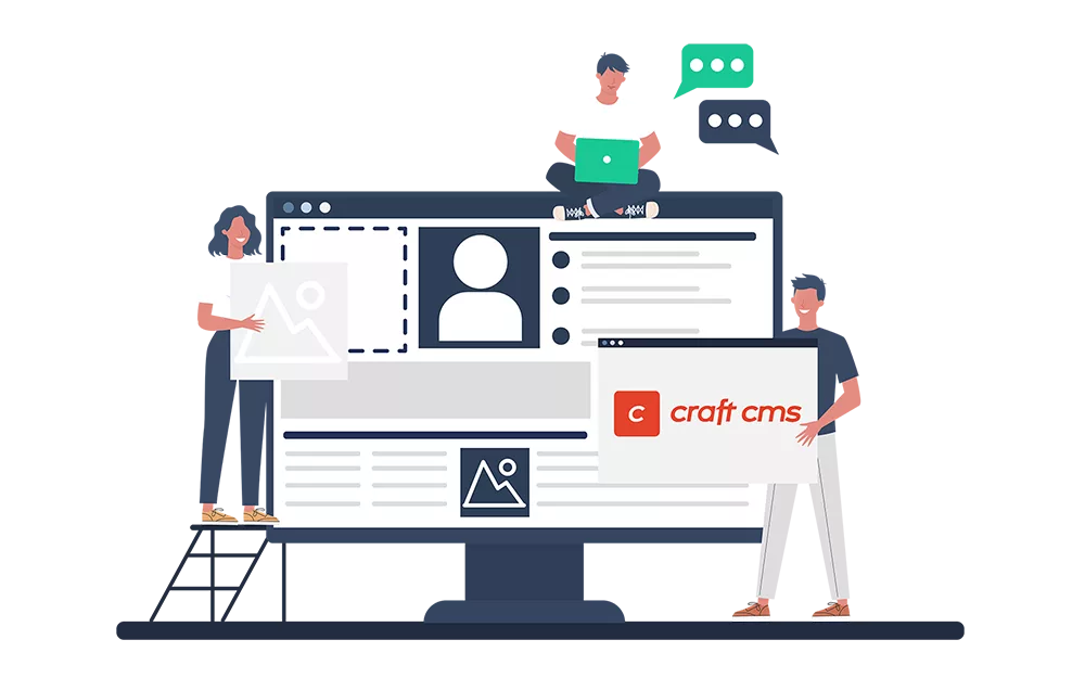Preview Picture for the implementation of websites with Craft CMS
