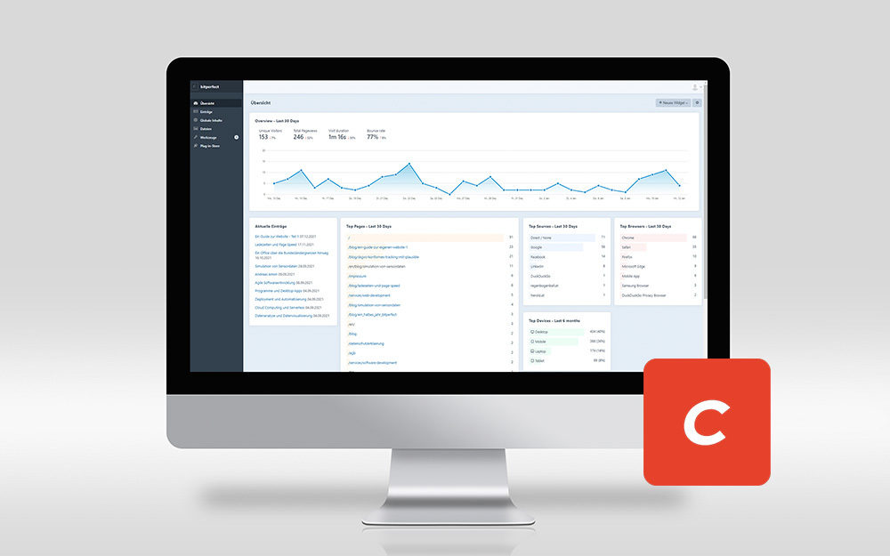 User Interface von Craft CMS
