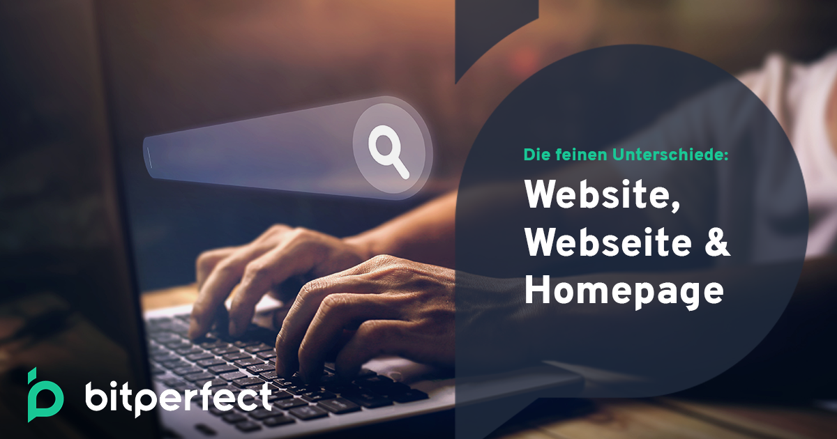 Website, Webseite & Homepage Die feinen Unterschiede